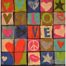 Serwetka do decoupage PAPER DESIGN Love & Freedom 33x33